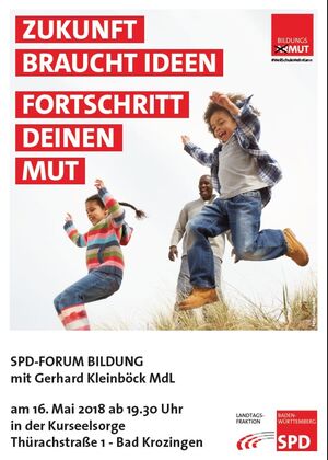 Plakat BildungsMUT Bad Krozingen